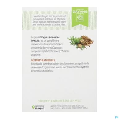 Dayang Cypres Echinacee Gelule Vegetale 30