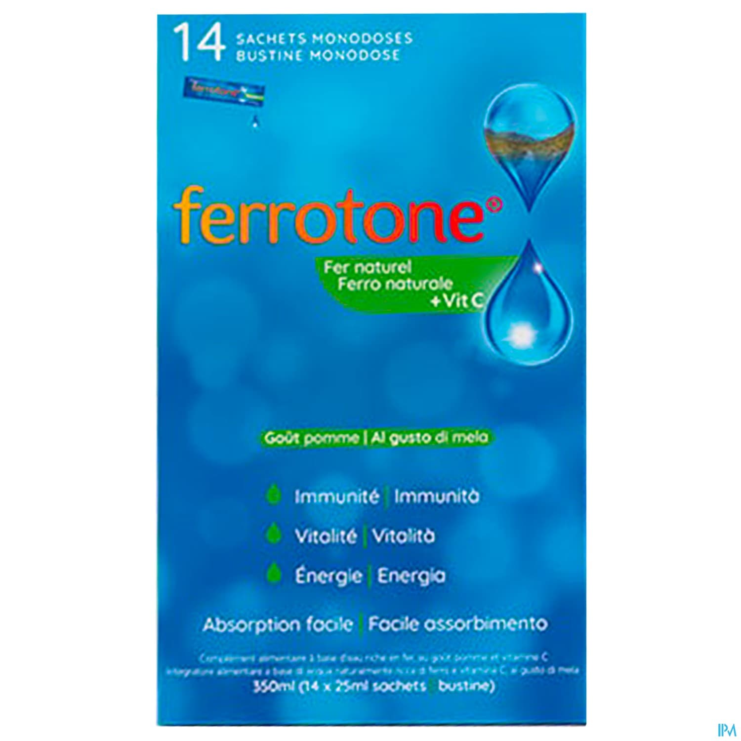 Ferrotone Vitamine C Pomme Sachet 14