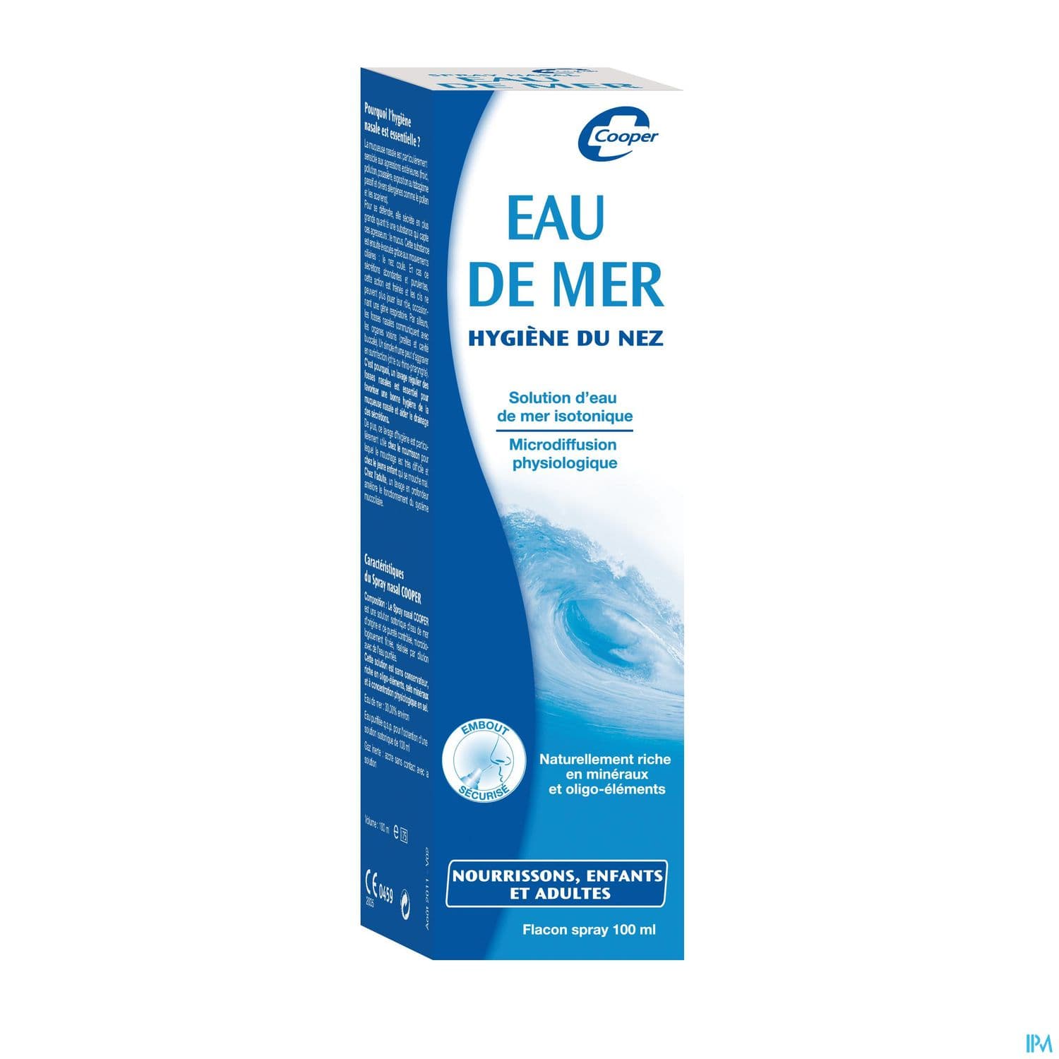 EAU DE MER COOPER SPR NASAL 100ML