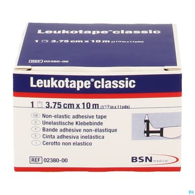 BDE LEUKOTAPE CL NOIR 10MX3,75CM