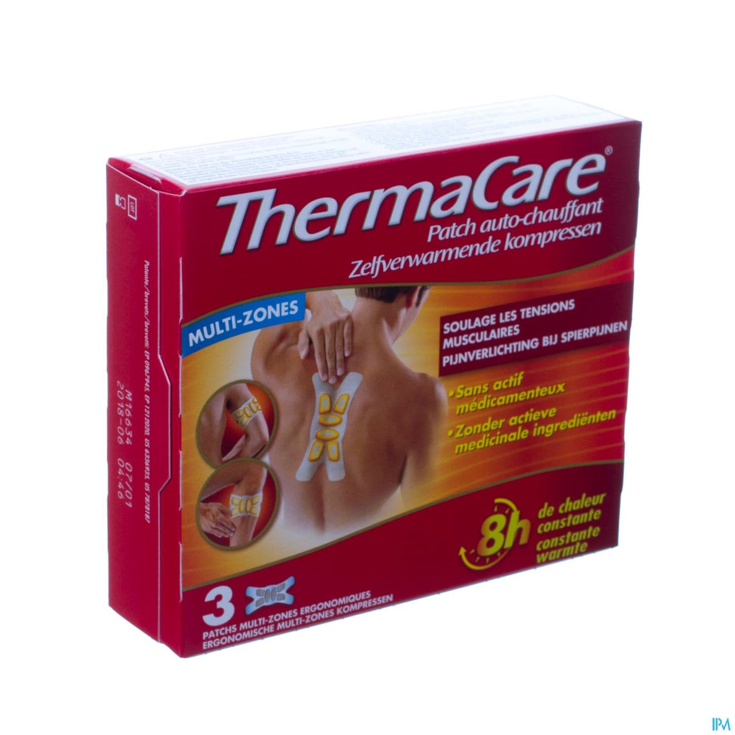 Cooper Thermacare Patch Chauffant Multi Zones X3