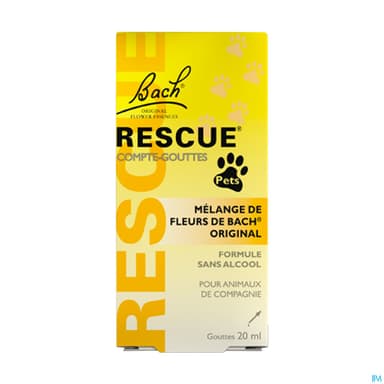 Rescue Bach Pets Compte Gouttes 20ml