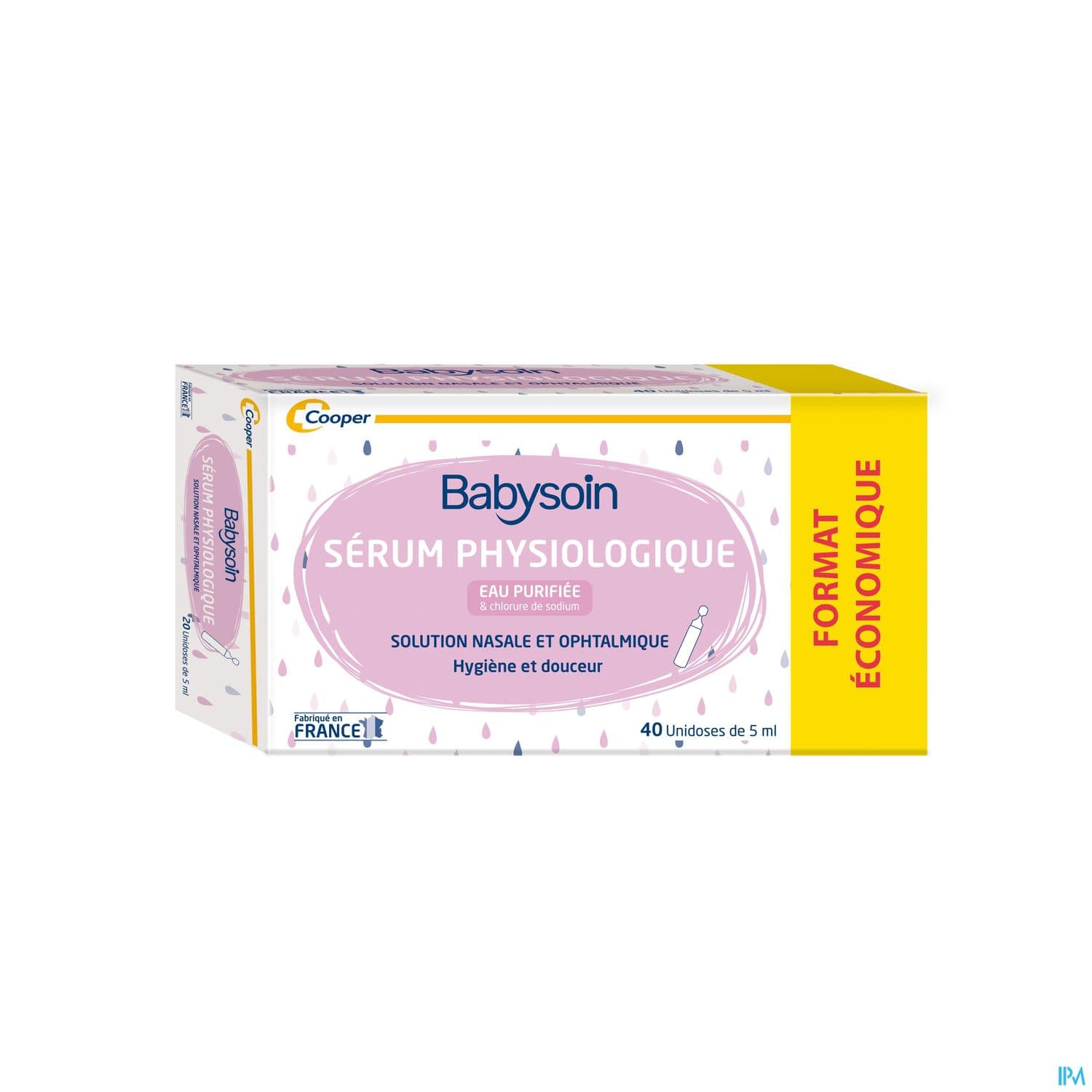 Cooper Babysoin Serum Physiologique Unidose 40