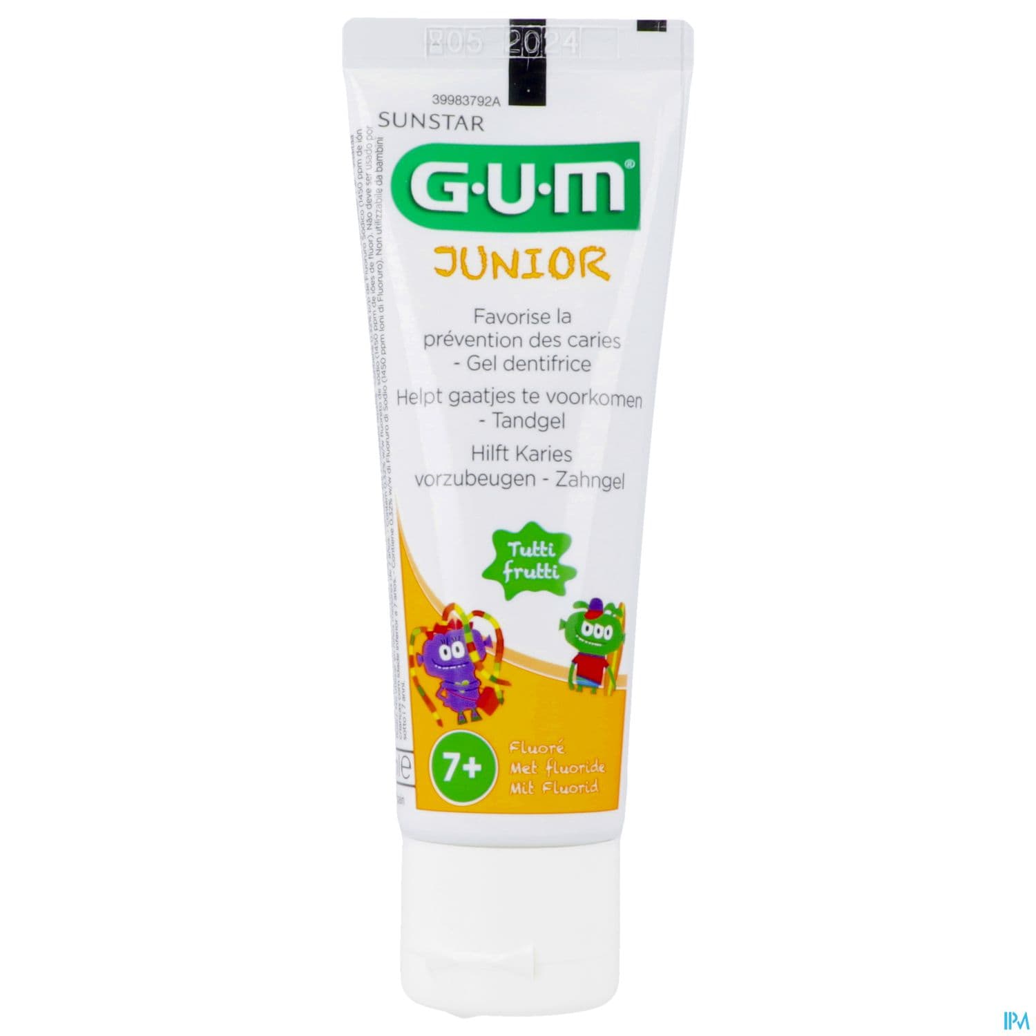 Gum Dentifrice Junior 7/12ans 50ml