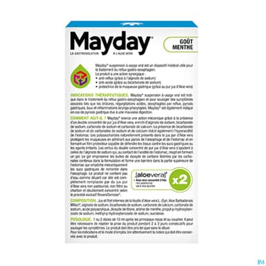 ALOE VERA MAYDAY REFLUX STICK 12