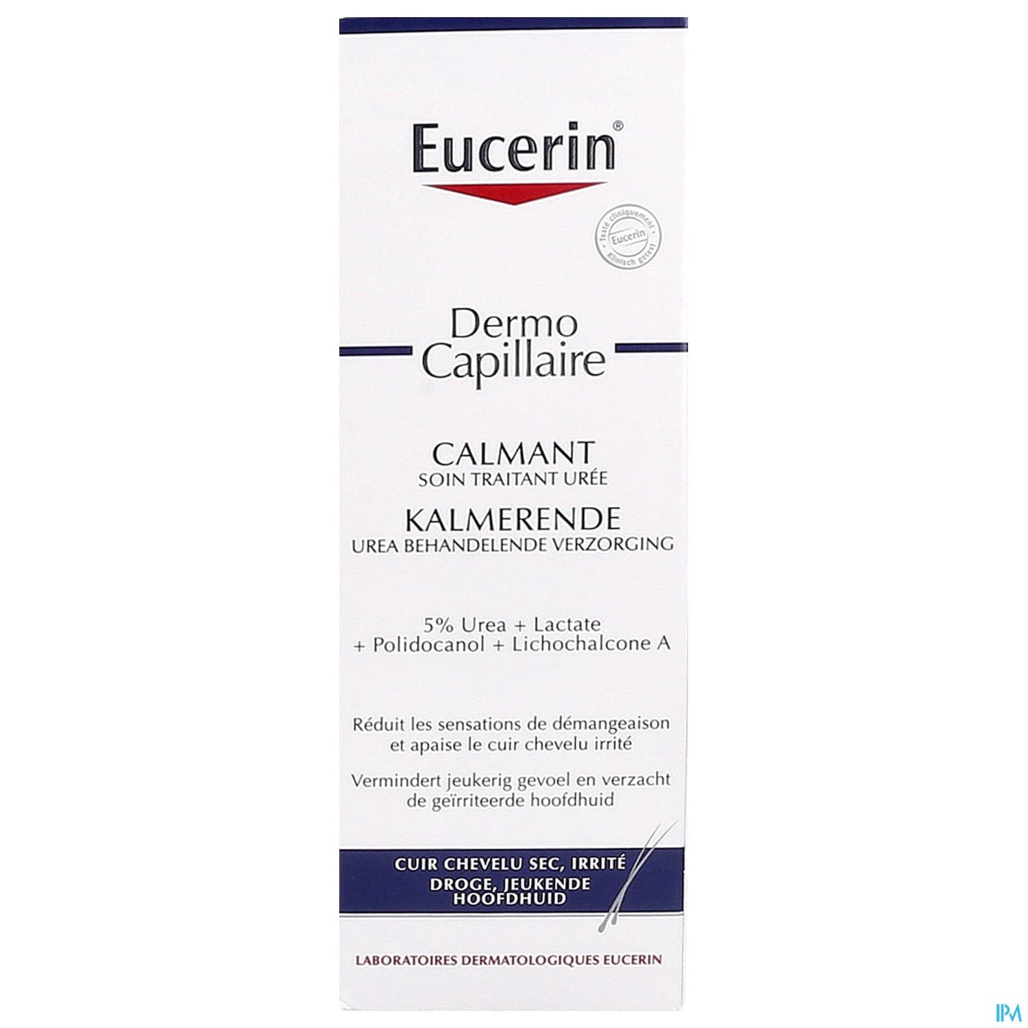 Eucerin soin traitant calmant 5 % uree + lact, 250 ml d'émulsion fluide pour application locale