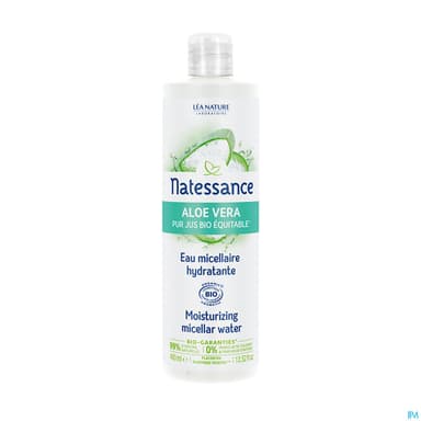 Natessance Bio Eau Micellaire Hydratante Aloe Vera 400ml