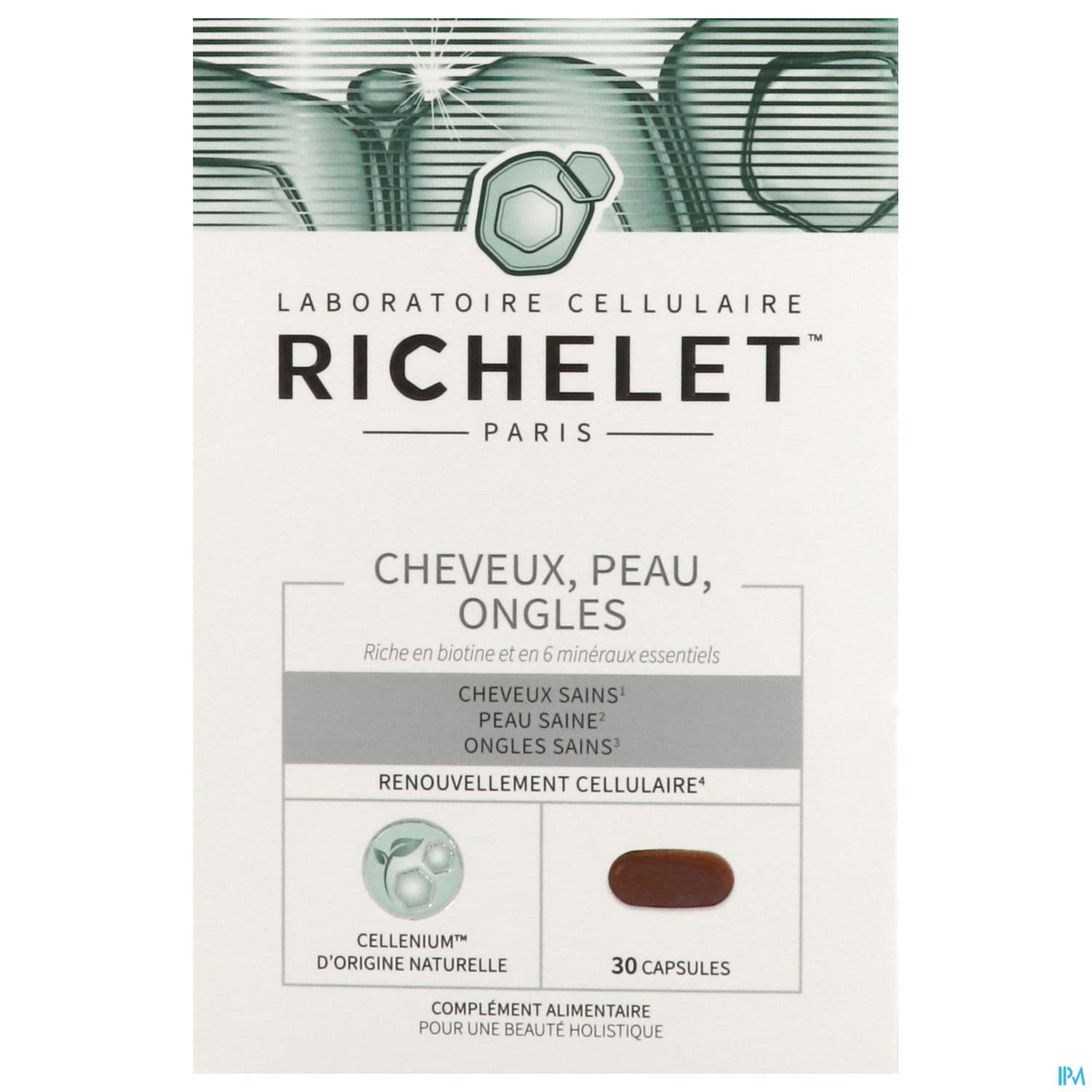 RICHELET CHEVEUX/PEAU/ONGLE CAPS30