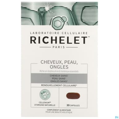 RICHELET CHEVEUX/PEAU/ONGLE CAPS30