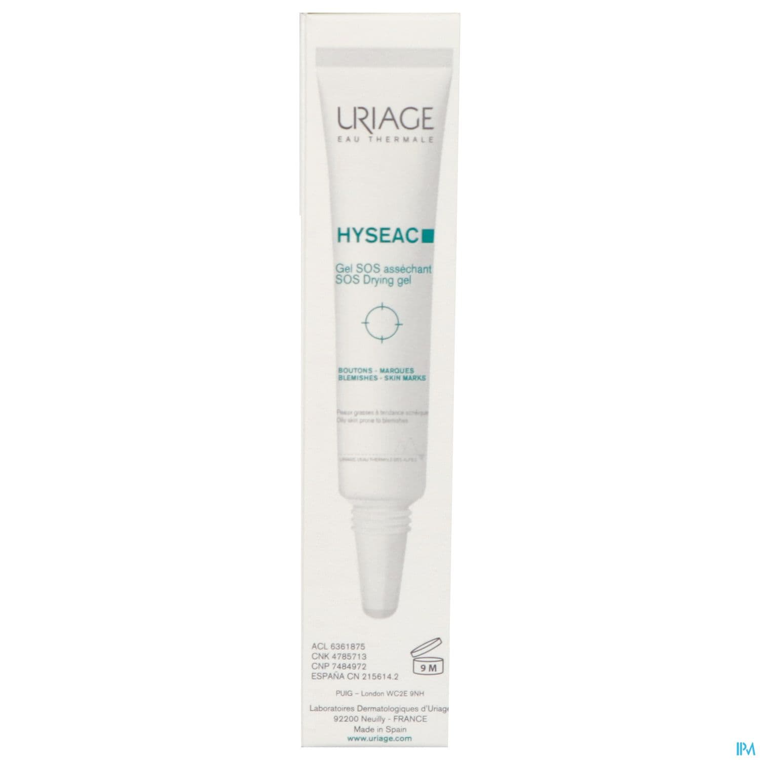 URIAGE HYSEAC GEL SOS 15ML
