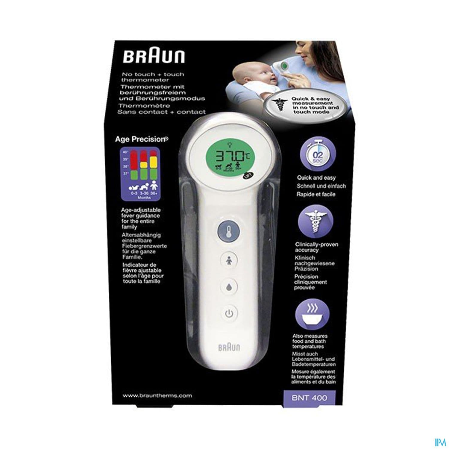 THERMOSCAN SANS CONTACT BNT 400