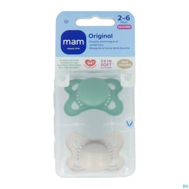 SUCET MAM ORIGIN TEND SIL 2-6M X2