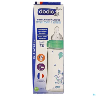 DOD BIB INIT+330ML VERT VALENT +6M