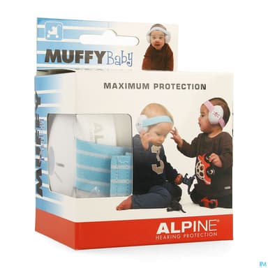 Alpine Casque Auditif Baby Bebe Bleu