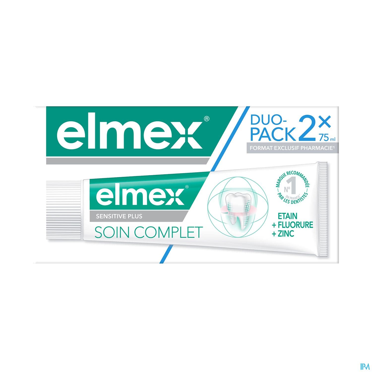 Elmex Sensitive Dentifrice Soin Complet 75ml X2