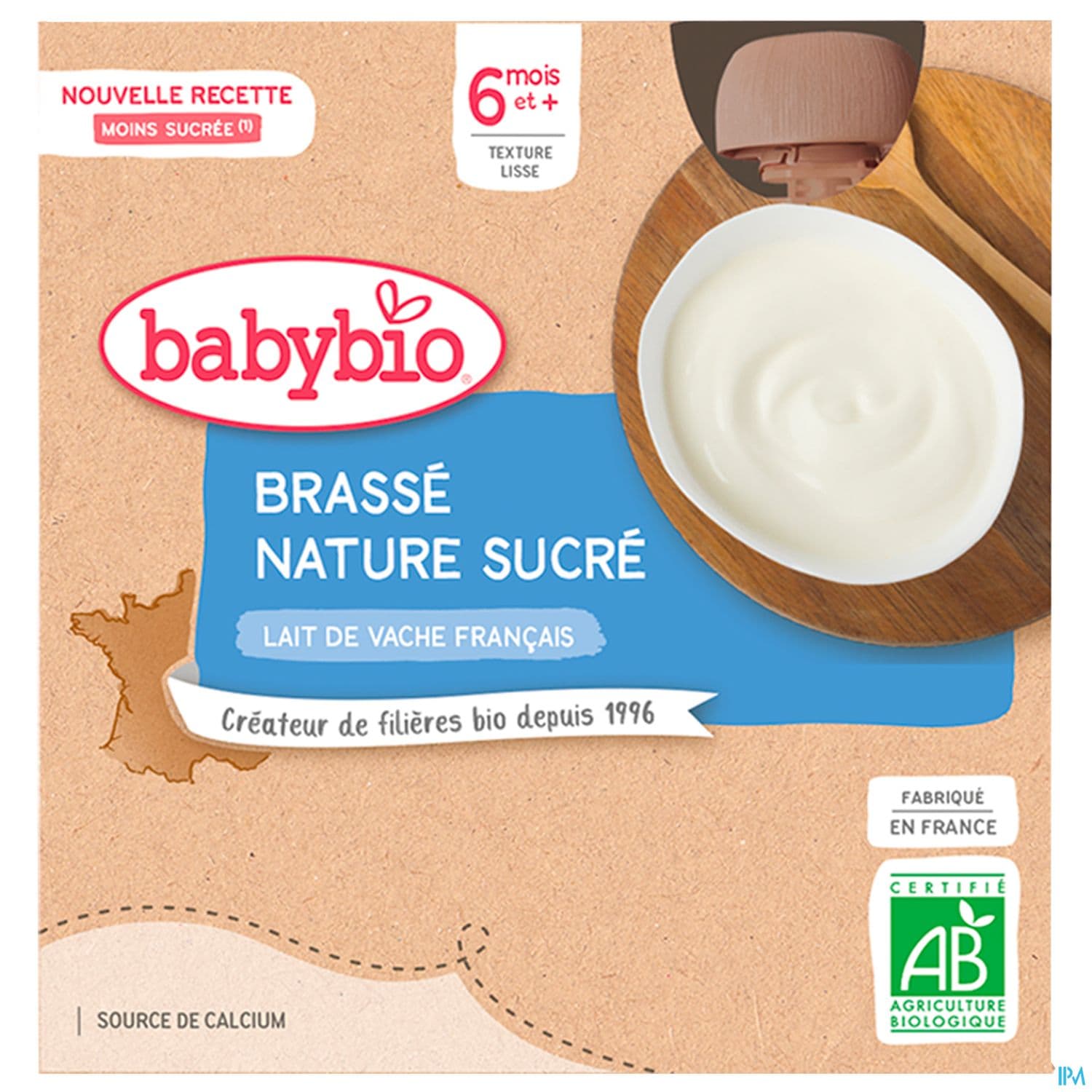 BABYBIO GOURD BRASS NATURE 4X85G