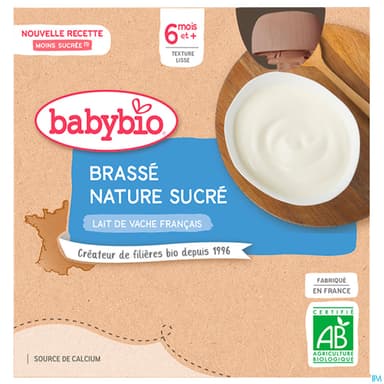 BABYBIO GOURD BRASS NATURE 4X85G