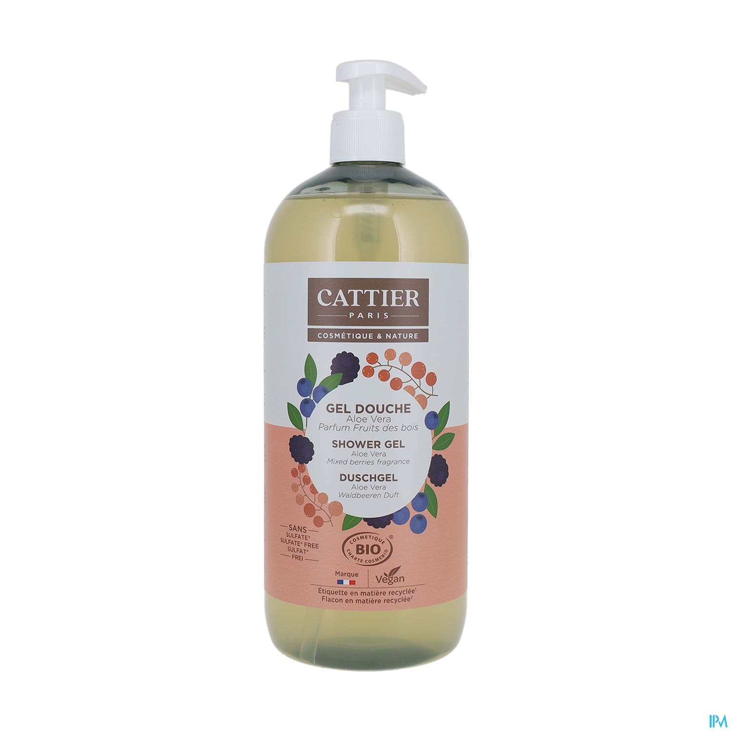 CATTIER GEL DCH S/SULF FR BOIS 1L — Pharmacie Capucins  Pharma