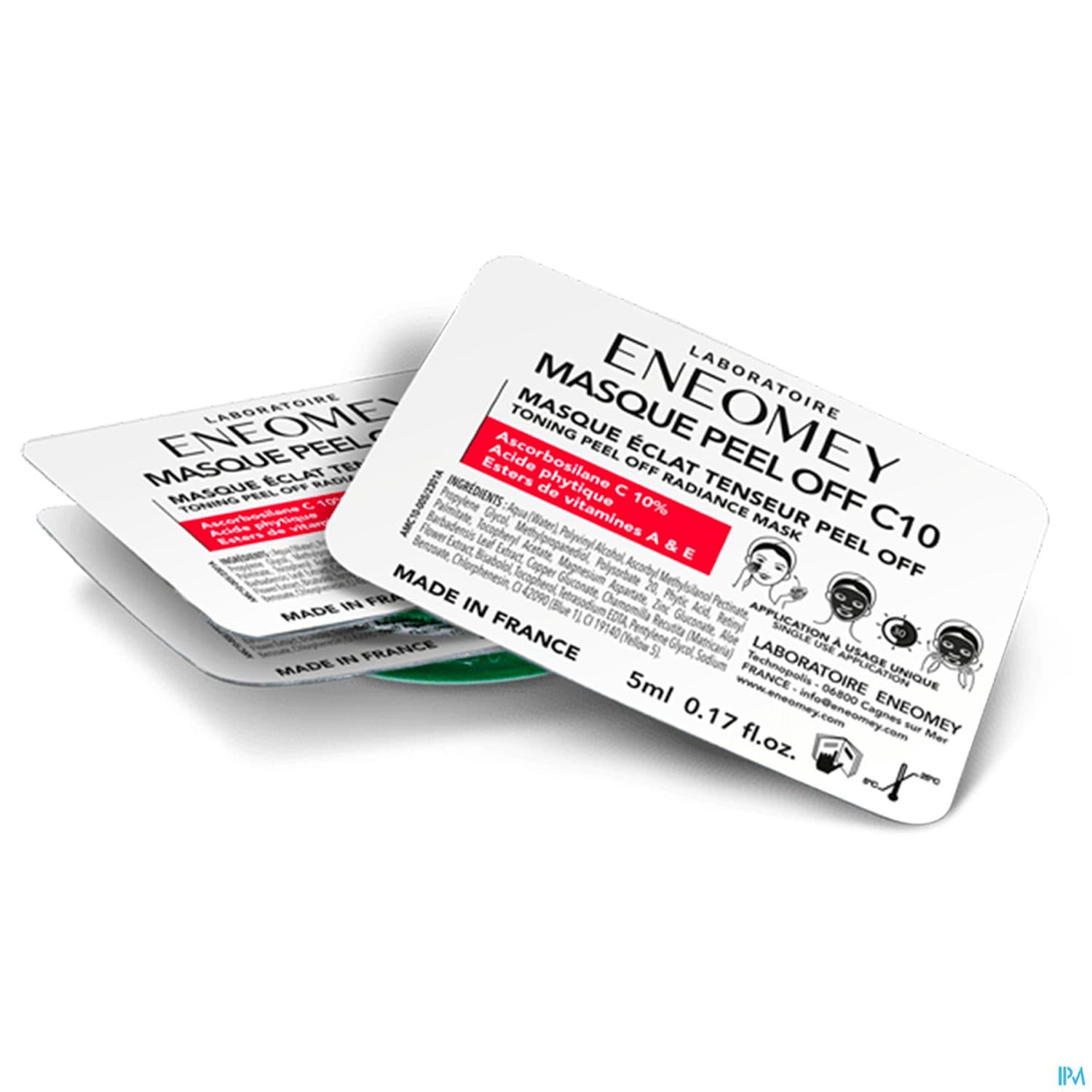 Eneomey Masque Peel Off C10 Masque Monodose 5ml X6