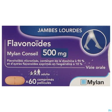 FLAVONOIDES 500MG VIATRIS CPR 60