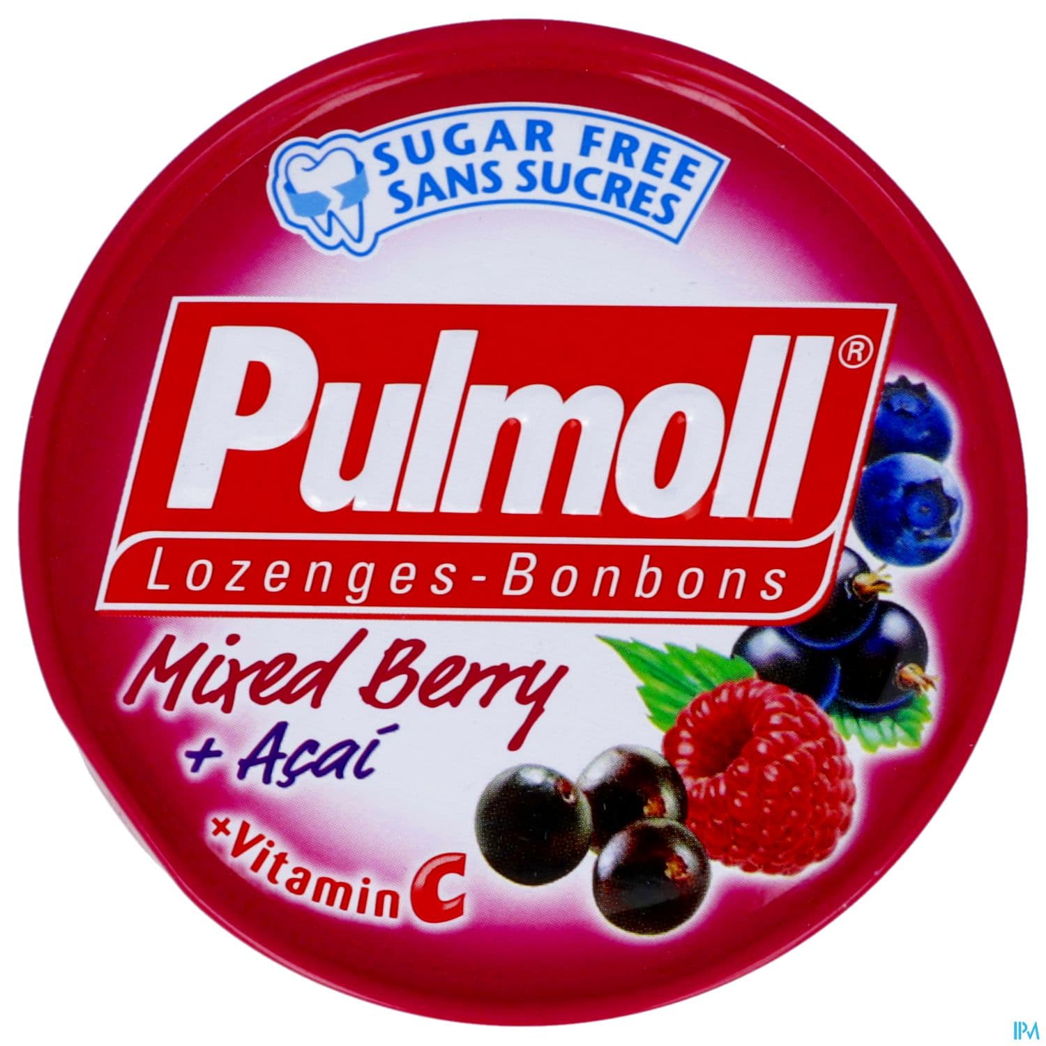 Pulmoll Fruits Rouges Pastille Sans Sucre 45g