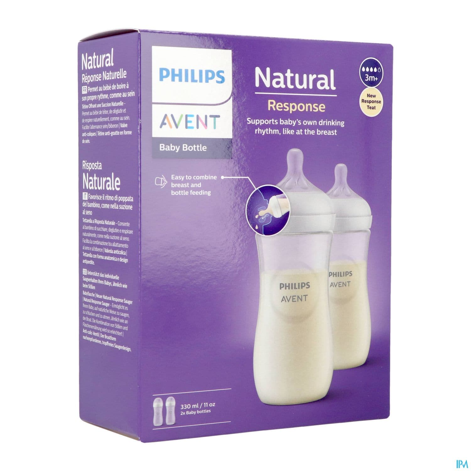 Avent Biberon Natural Response 330ml X2