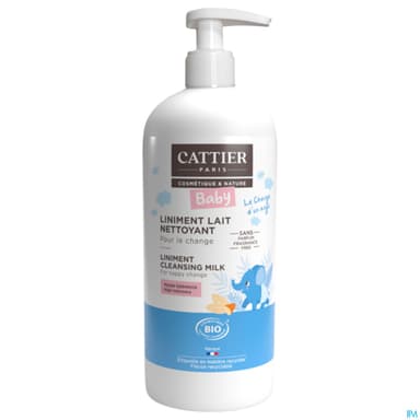 Cattier Bebe Liniment Lait Nettoyant Pour Le Change Bio 500ml