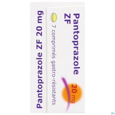 PANTOPRAZOLE 20MG ZF CPR 7