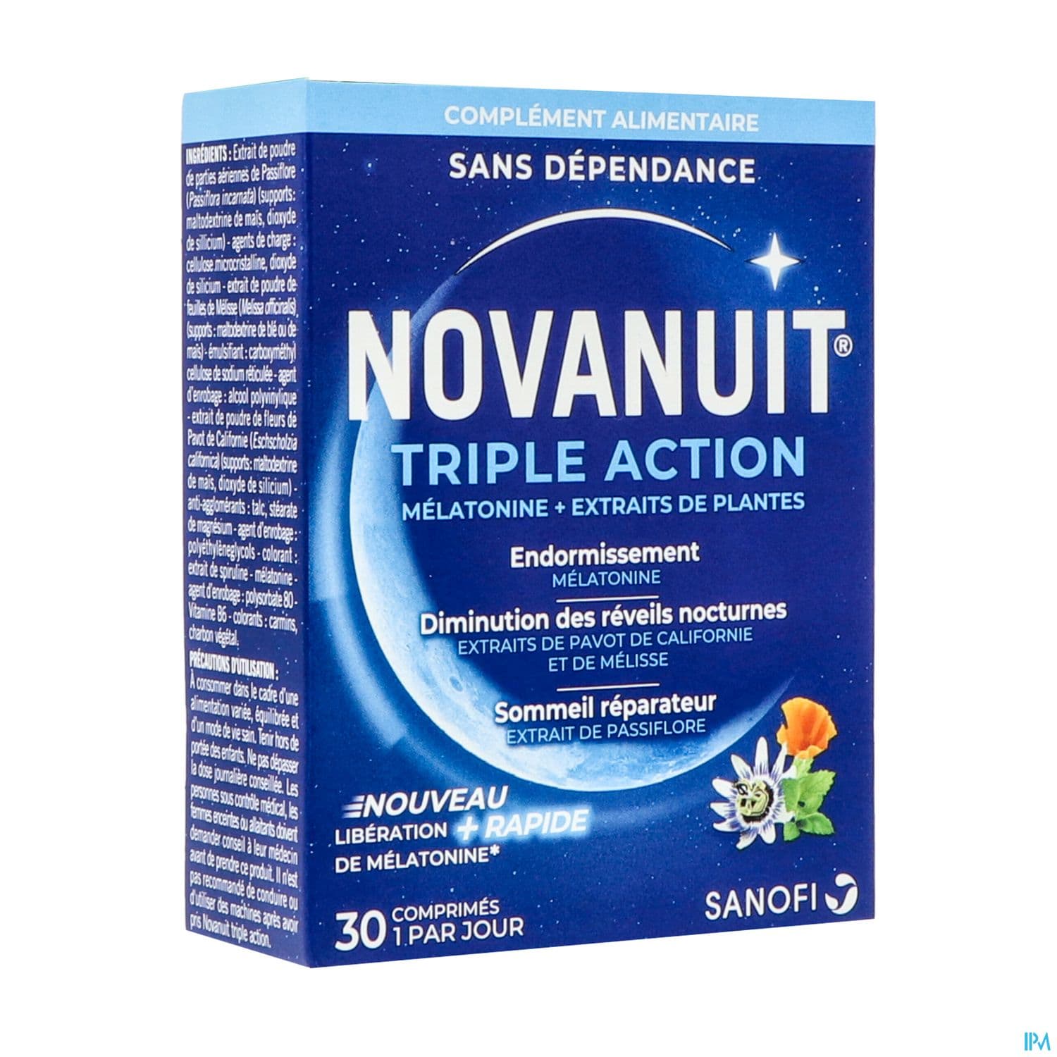Novanuit Triple Action Comprime 30