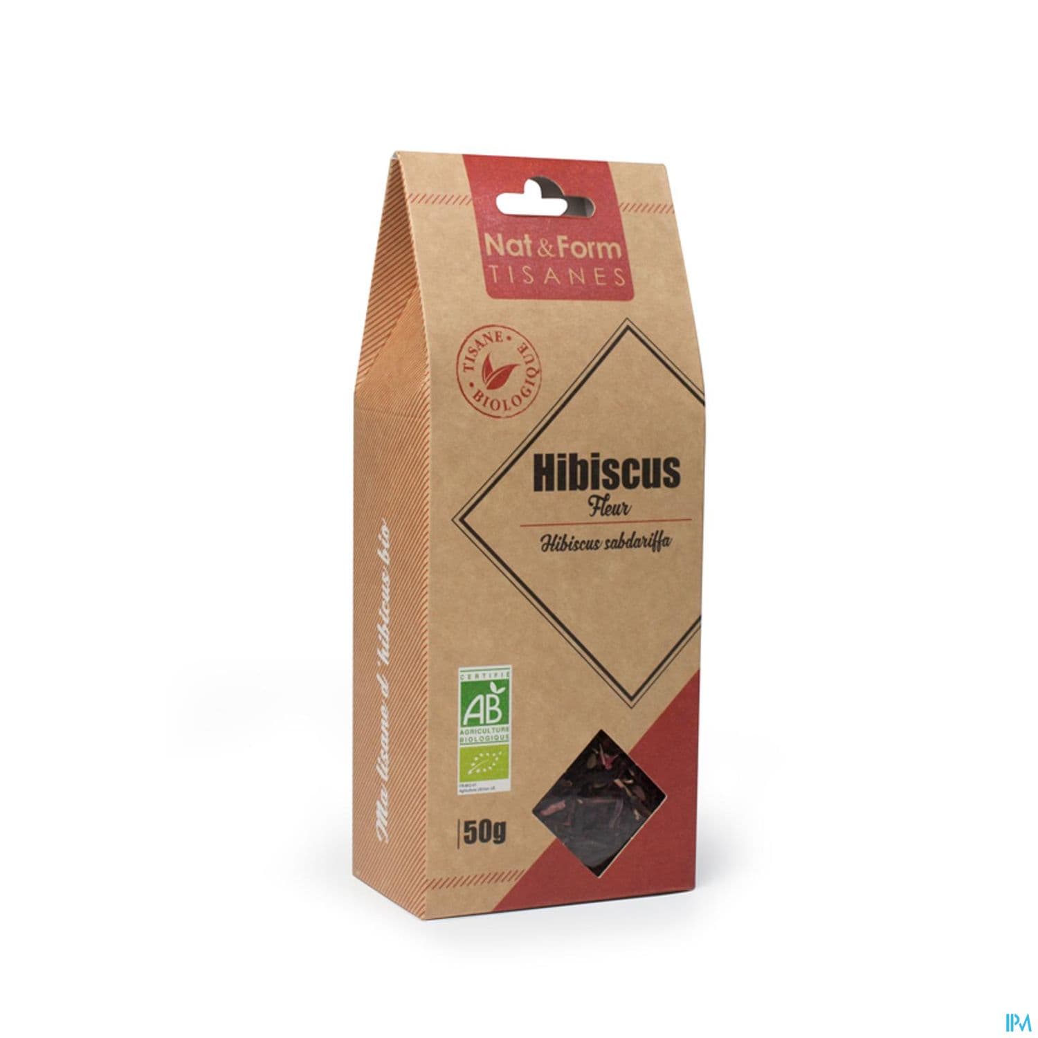 Nat Et Form Tisane Hibiscus Fleur Bio 50g
