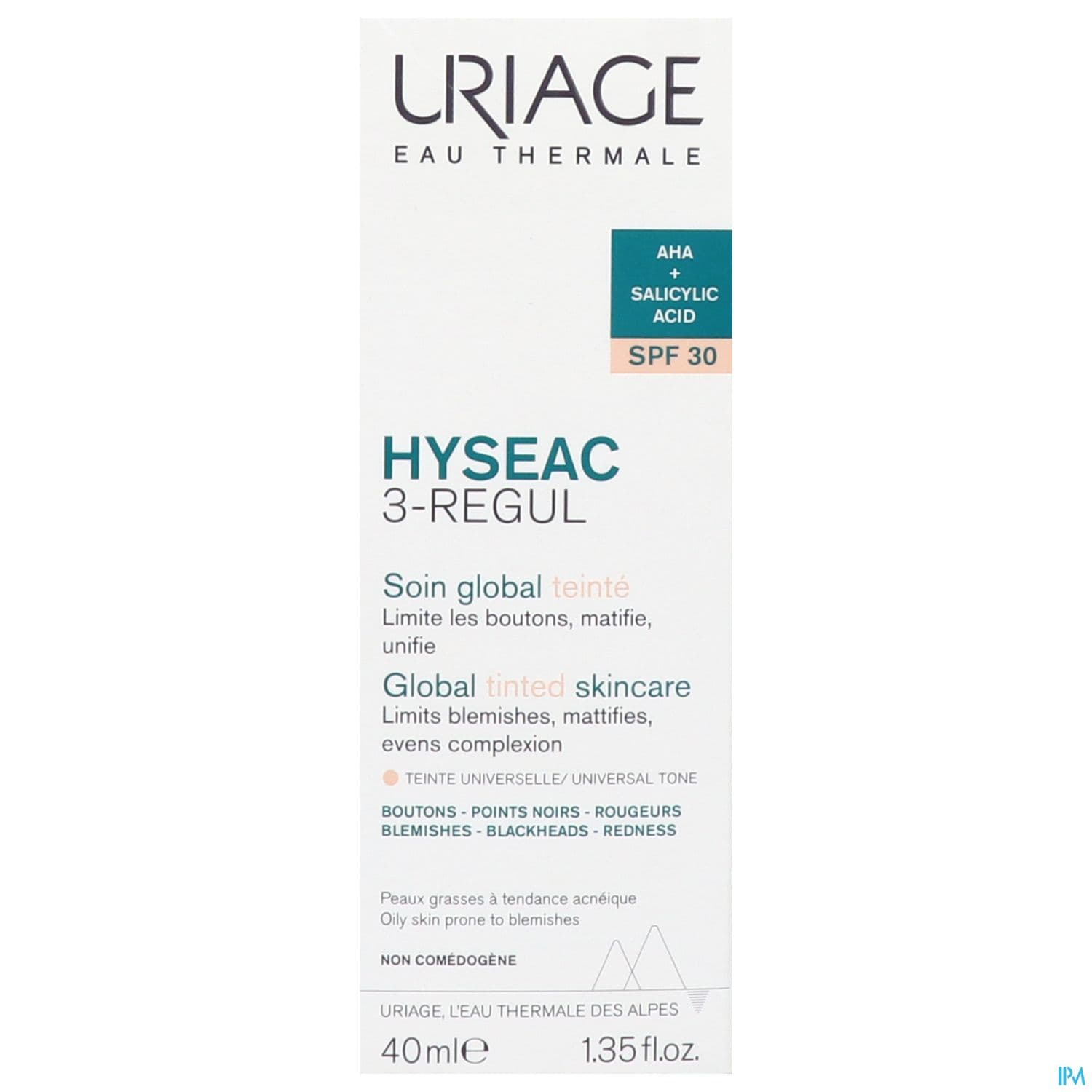 URIAGE HYSEAC 3-REGUL SPF30 TEIN40