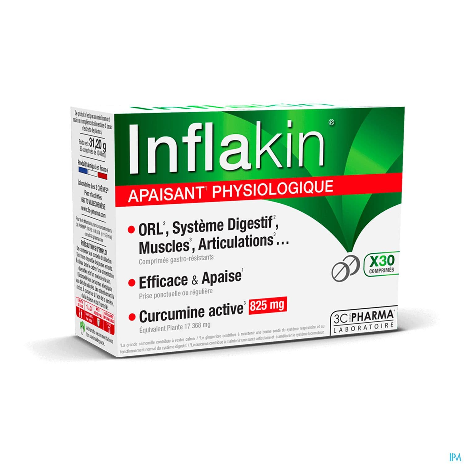 3C PHARMA INFLAKIN CPR 30