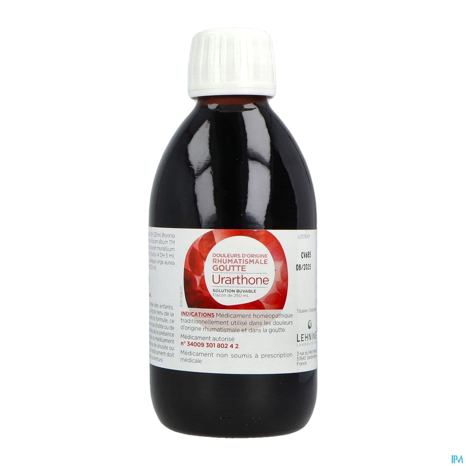 Urarthone Solution Buvable 250ml