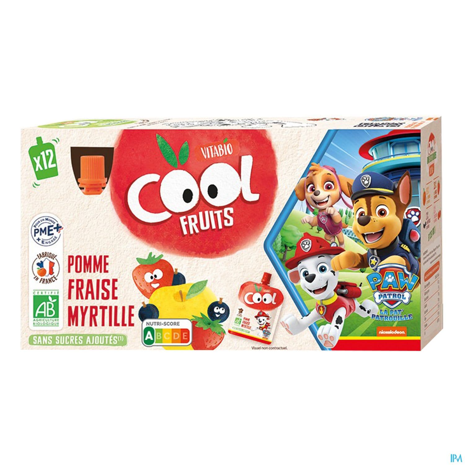VITABIO COOL POM/FRAISE/MYRT12X90G