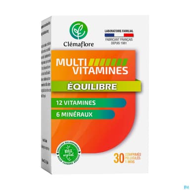 CLEMAFLORE VITAMINE EQUILIB CPR 30