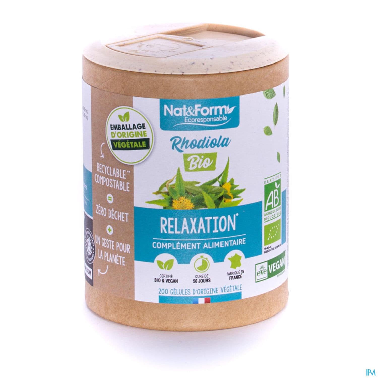 Nat Et Form Ecoresponsable Rhodiola Gelule 60