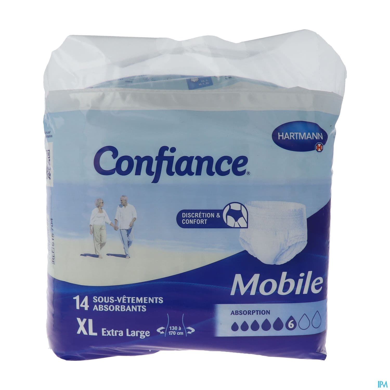 CONFIANCE MOBIL SLIP ABSOR 6G XL14