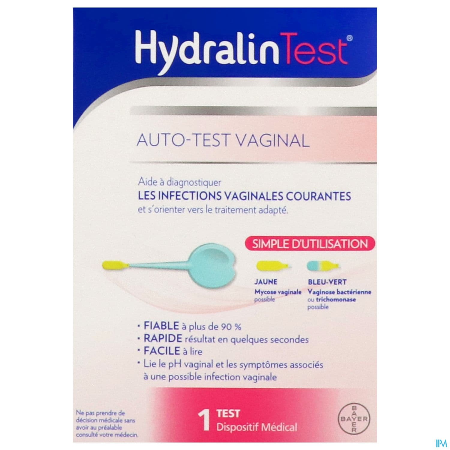 Hydralin Test Auto Diagnostic Infection Vaginale 1