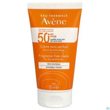 AVENE SOL SPF50+ CREME S/PARF 50ML