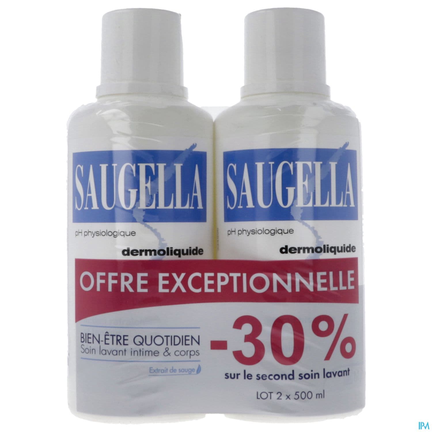 SAUGELLA EMUL DERMOLIQ LAV 2FL/500ML