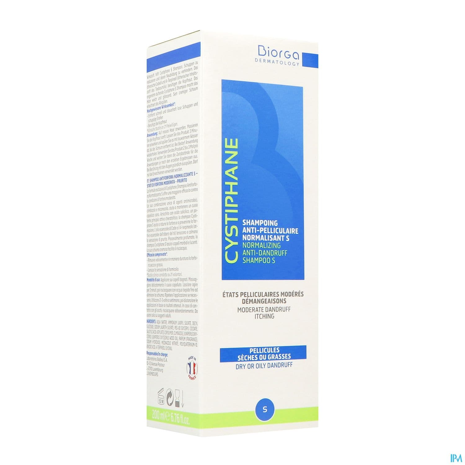 CYSTIPHANE SH A/PEL NORM S200ML