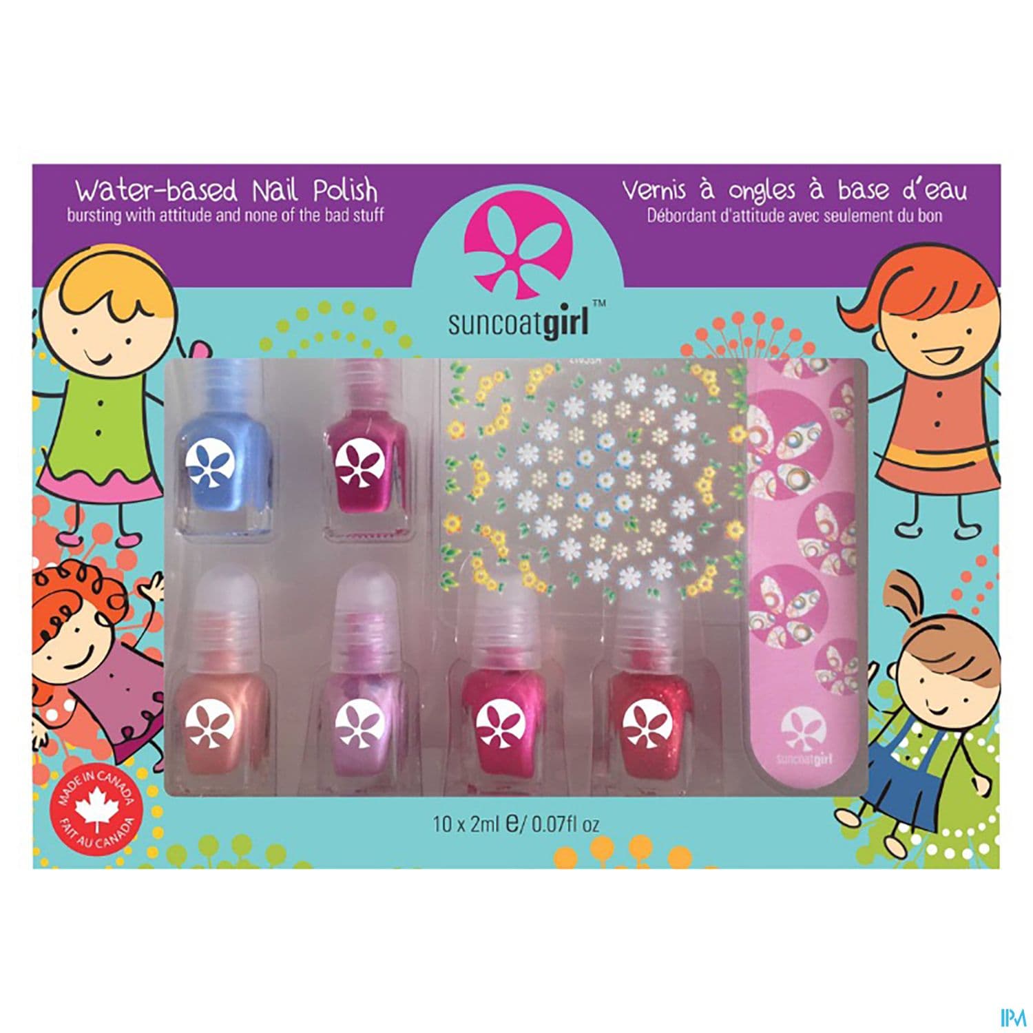 Suncoatgirl Kit Vernis Ongles Mini Mani 2ml X6 + Accessoires — Pharmacie Villenave Rocade