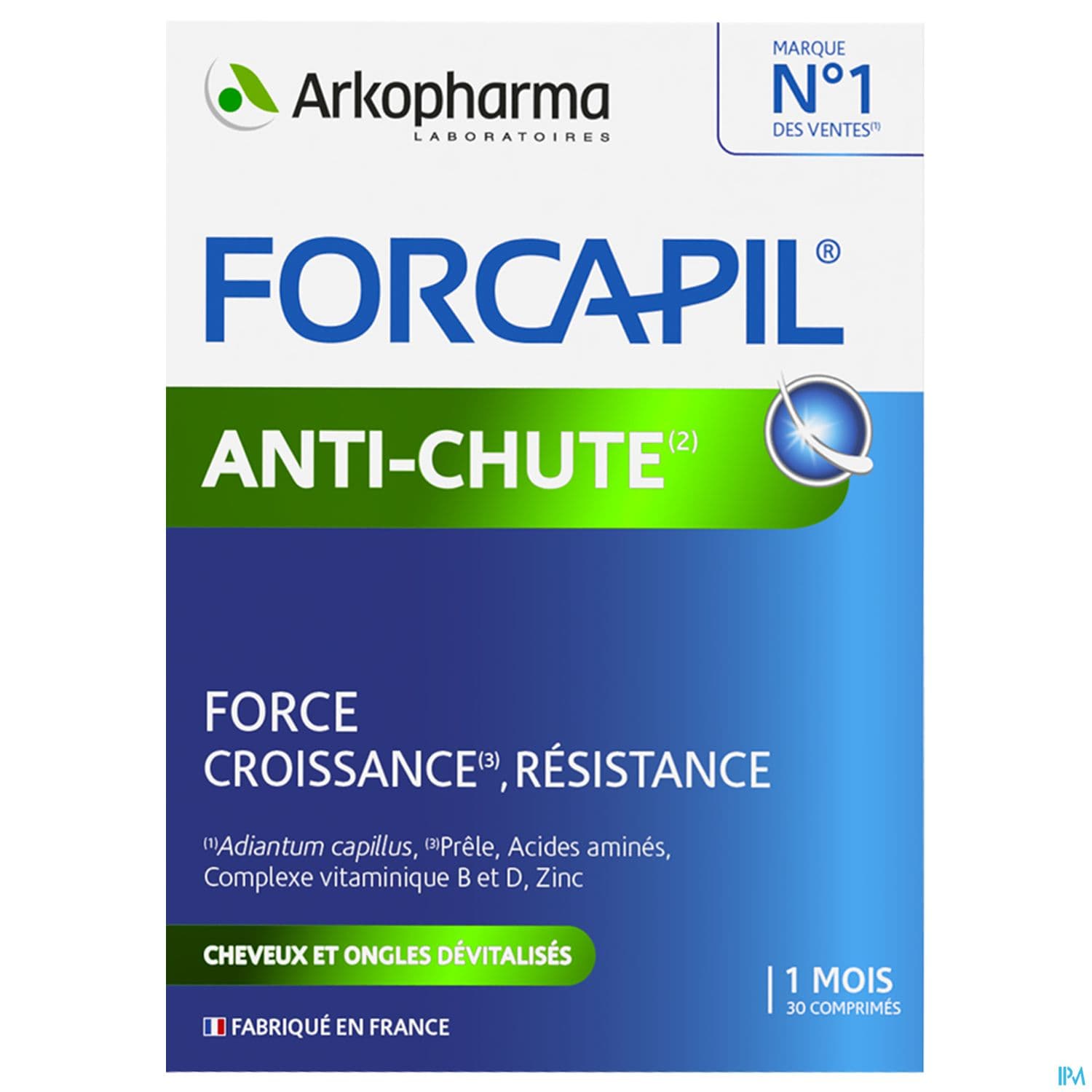 Arkopharma Forcapil Antichute Comprime 30