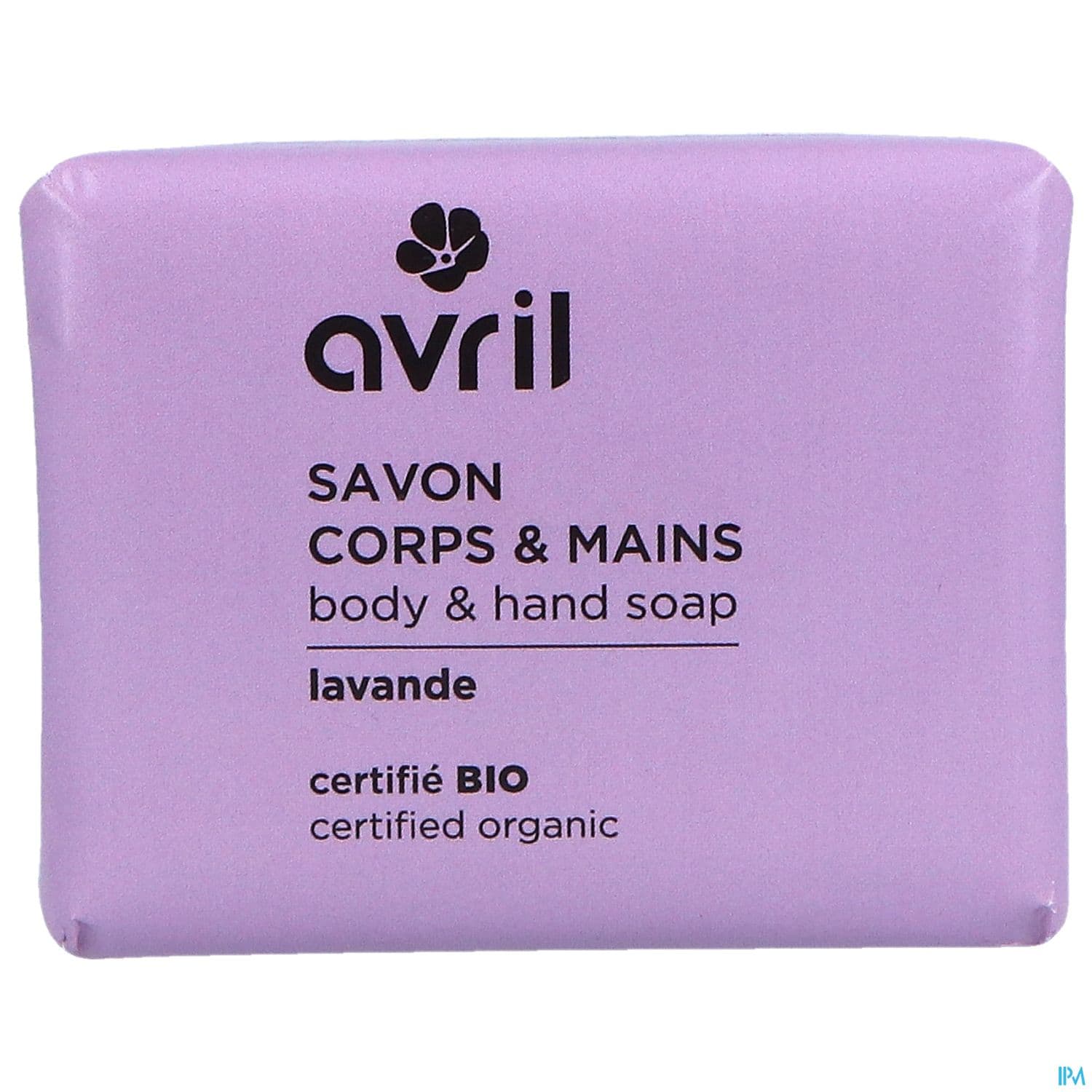 Avril Savon Corps Mains Lavande Certifie Bio 100g