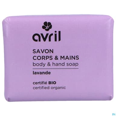 Avril Savon Corps Mains Lavande Certifie Bio 100g
