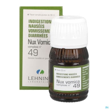 Lehning Complexe 49 Nux Vomica Solution Buvable 30ml