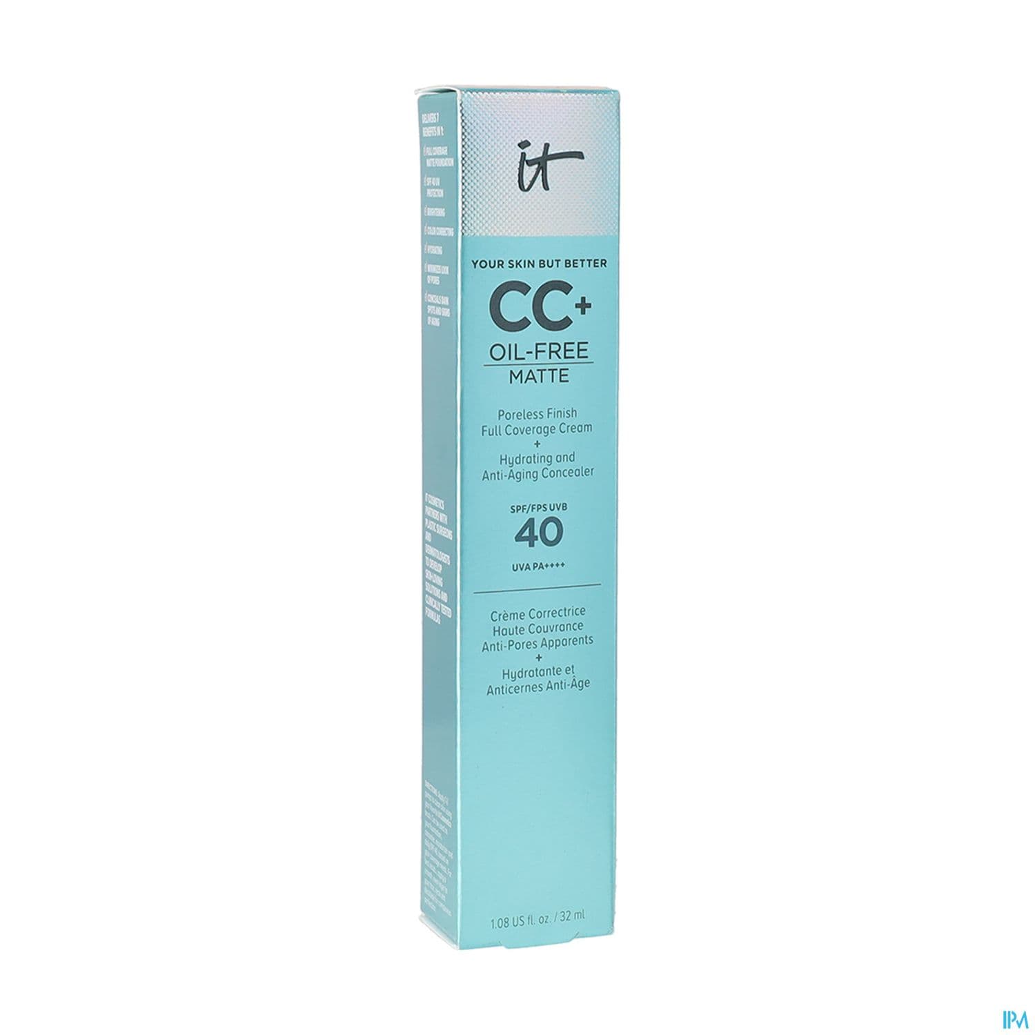 It Cosmetics Cc+ Cream Oilfree Matte Spf40 Light Medium 32ml