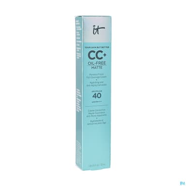 It Cosmetics Cc+ Cream Oilfree Matte Spf40 Light Medium 32ml