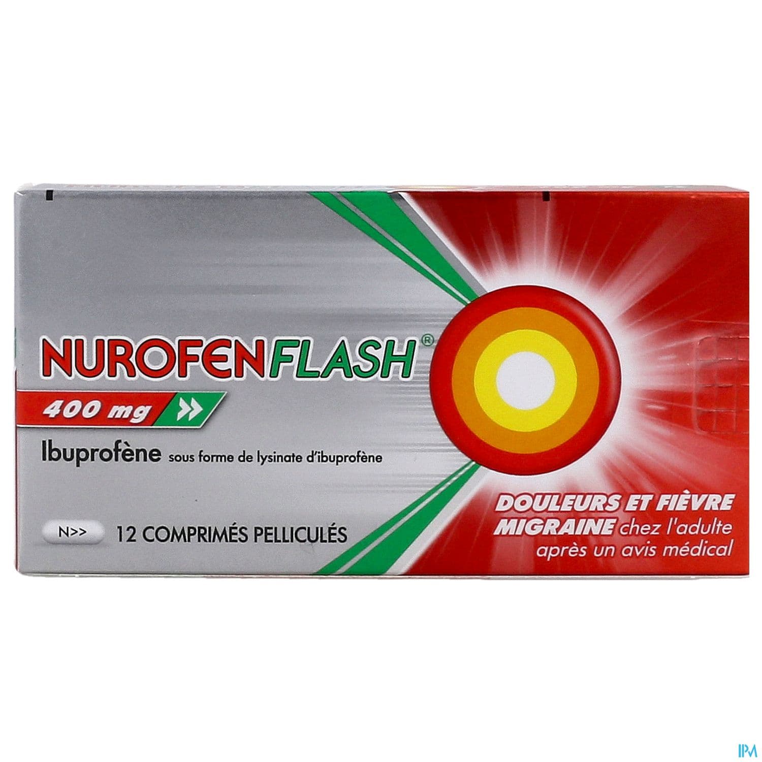 NUROFENFLASH 400MG CPR 12