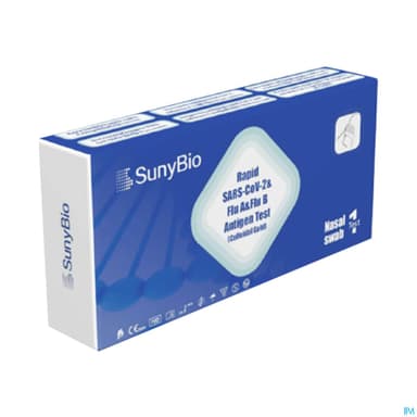 Sunybio Test Antigenique Covid Et Grippe Boite De 1